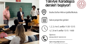 budva türkçe eğitim