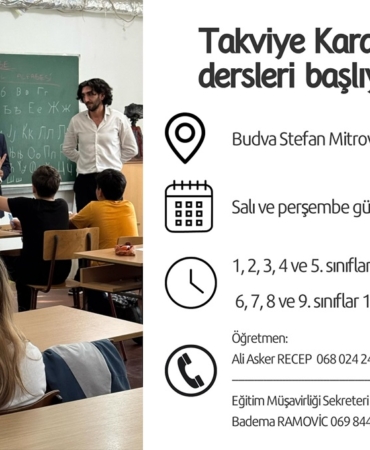 budva türkçe eğitim