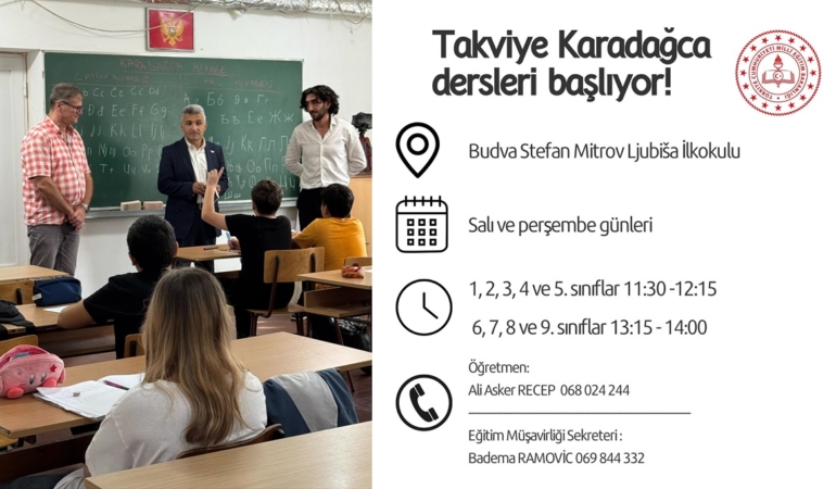 budva türkçe eğitim