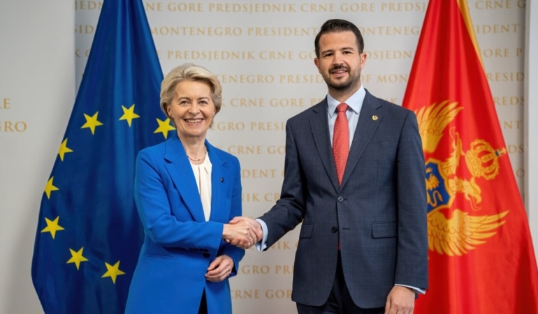 leyen-milatovic-görüşmesi