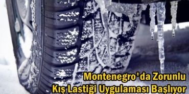 karadağ kış lastiği uygulaması