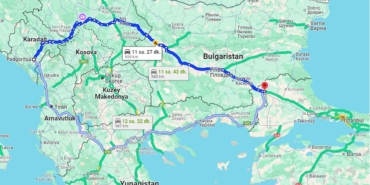 karadağ türkiye araçla nasıl gidilir