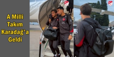 milli takım karadağ'a geldi