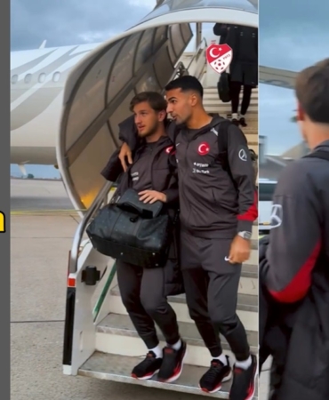 milli takım karadağ'a geldi