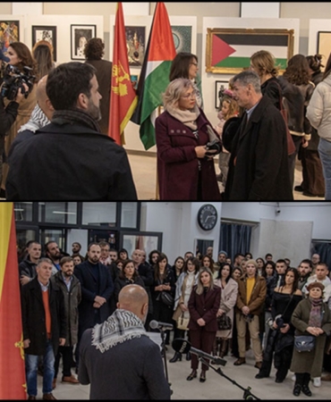 karadağ filistin'e destek