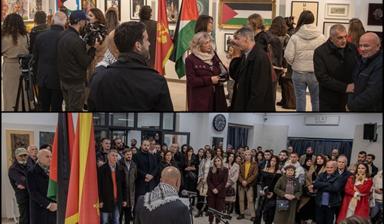 karadağ filistin'e destek