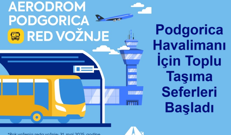 karadağ havalimanı toplu taşıma