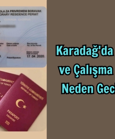 karadağ oturma izni kaç günde çıkıyor