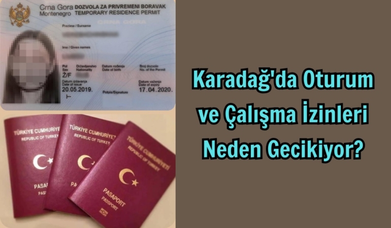 karadağ oturma izni kaç günde çıkıyor