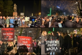 karadağ protesto
