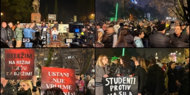 karadağ protesto