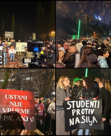 karadağ protesto