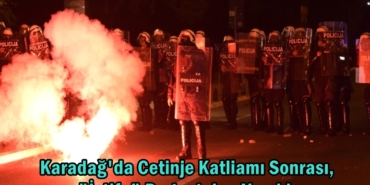 karadağ protesto gösterileri