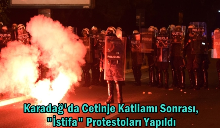 karadağ protesto gösterileri