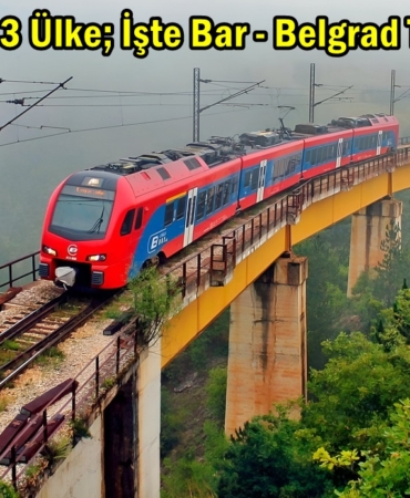 karadağ sırbistan treni