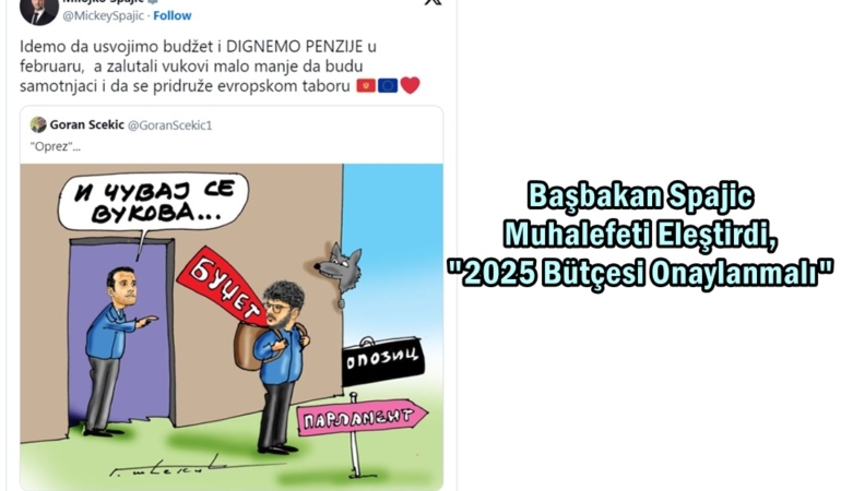 montenegro bütçe