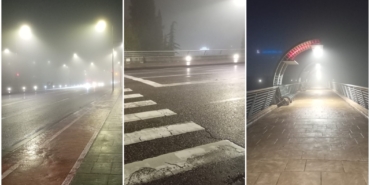 podgorica yoğun sis