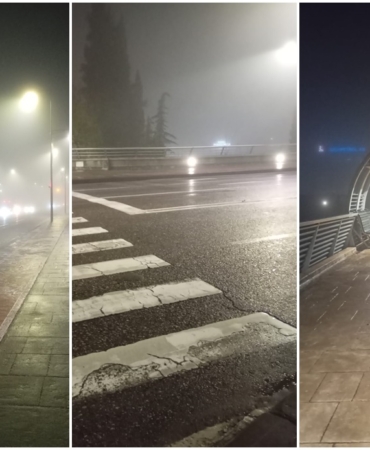 podgorica yoğun sis