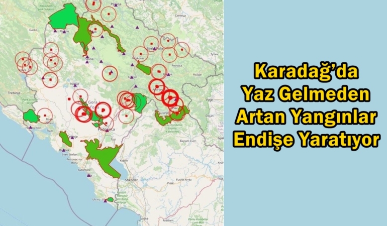 karadağ orman yangınları