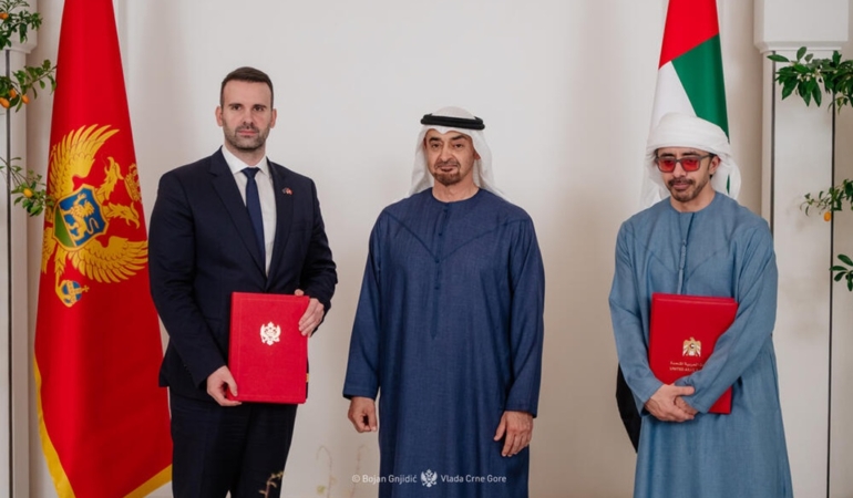 karadağ ve BAE anlaşmaları