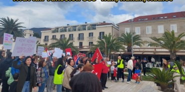 tivat Türkiye destek yürüyüşü