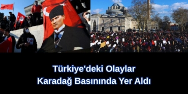 türkiye protestoları karadağ