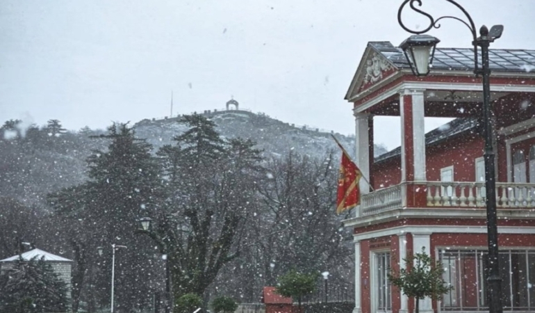 cetinje kar yağışı