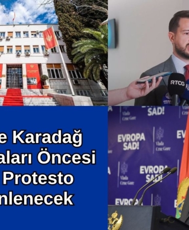 karadağ protesto eylemleri