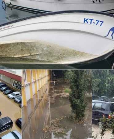 bar şehrinde sel felaketi