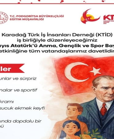 montenegro 19 mayıs etkinliği