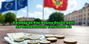 karadağ GSYİH avrupadan az