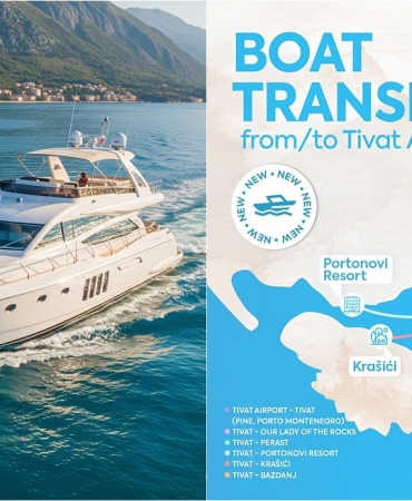 tivat havalimanı bot rotası