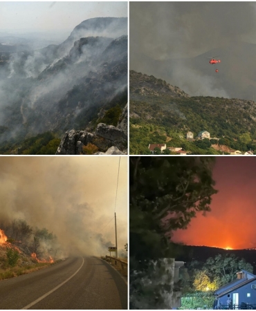 montenegro orman yangınları