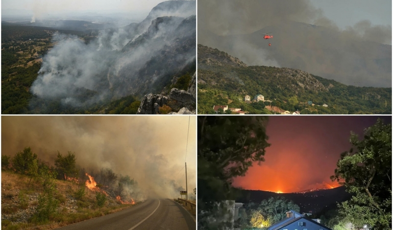 montenegro orman yangınları