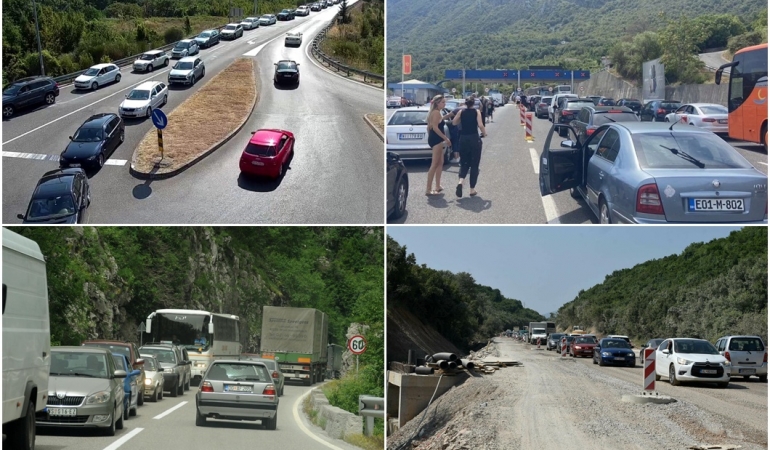 montenegro trafik sorunu