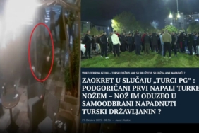 montenegro türk kavgası